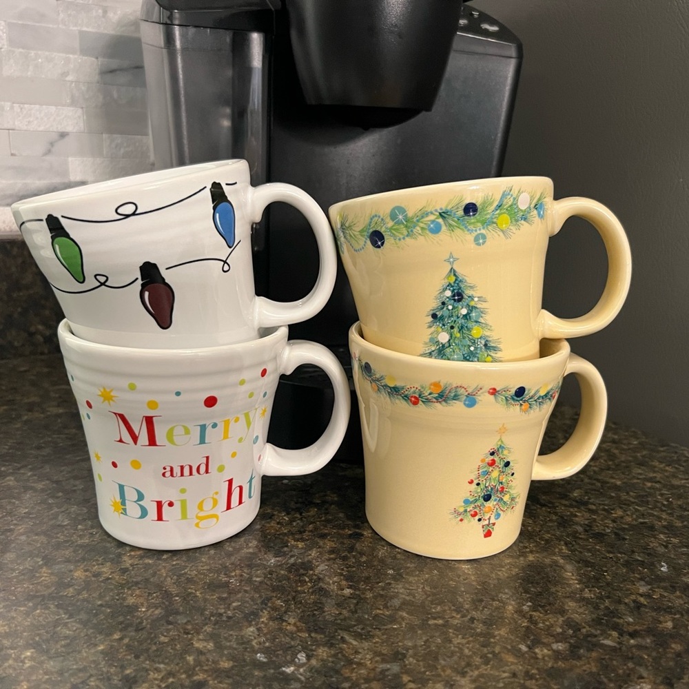 Duplicate Fiestaware Homer Laughlin Holiday Mugs. Adding more than 1 to bundle